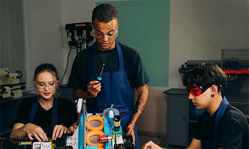 International students working part-time